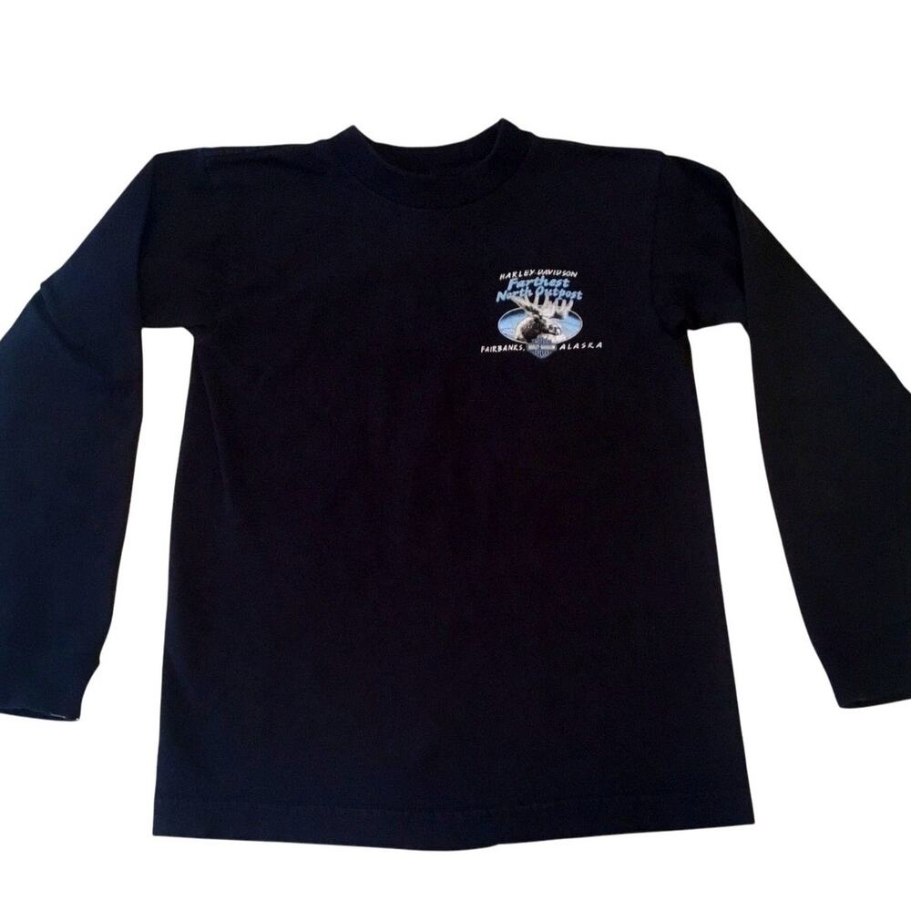 Harley-Davidson T-Shirt Alaska Youth Shirt Size 6-8